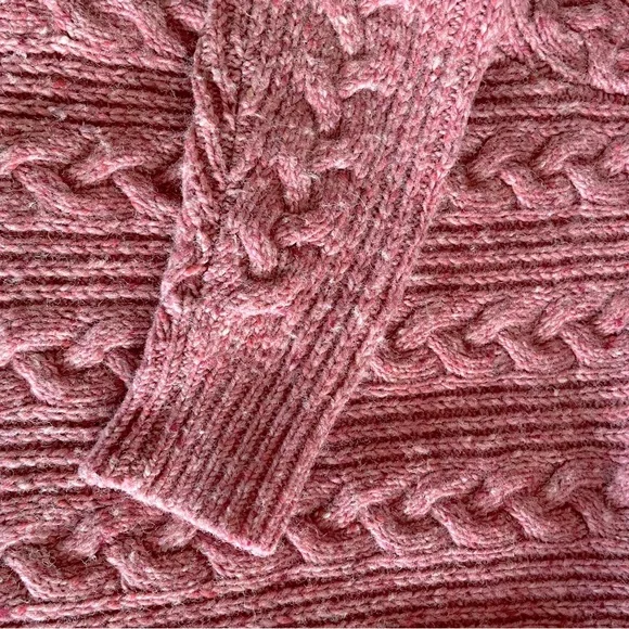 J. Crew Kilcarra Donegal Cable Knit Crewneck Sweater, XS - Picture 5 of 9